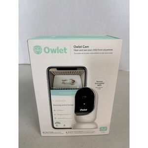 Owlet Cam Smart Baby Monitor 1080p HD Video Night Vision Two-Way Audio White